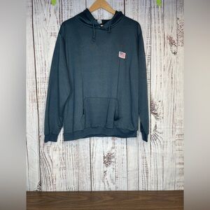 Unisex Dark Blue American Flag Hoodie